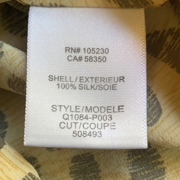 Equipment Femme Lewis Shorts Silk High Rise Animal Print Neutral Boho Preppy L - Picture 4 of 9